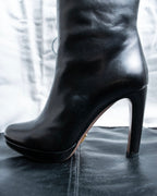 "PRADA" Shirred mode stylelong boots