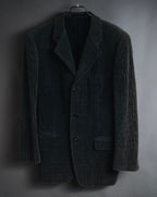 –SPECIAL– "ISSEY MIYAKE MEN" 98AW garment-pleated cotton tailoring set-up