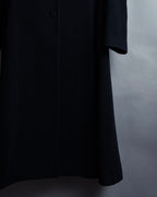 -SPECIAL- "JEAN PAUL GAULTIER"
 90's-00's Waist shape A-line silhouette black color super long coat