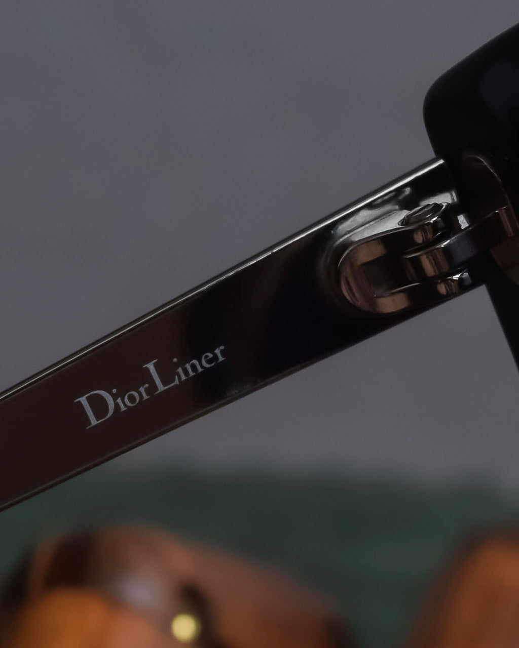 "Christian Dior" Metal frame layered cat-eye sunglasses