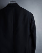 "YVES SAINT LAURENT" Strongly tailored shaped wool set up