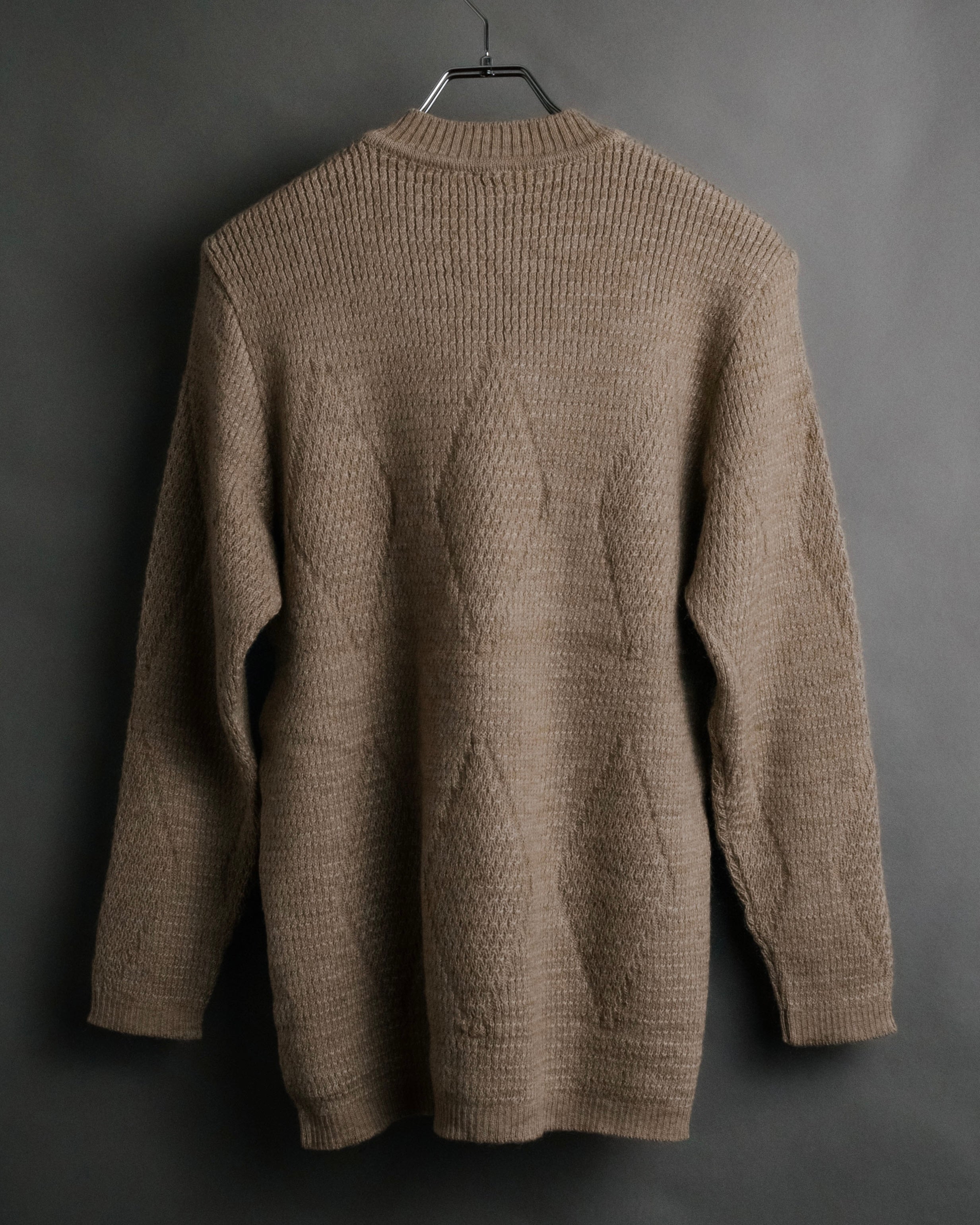 “Christian Dior” 90’s Geometric textured knit sweater