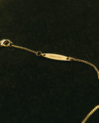 “Ferragamo” 90’s-00’s Interlocking ring pendant necklace