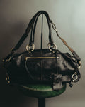 "Valerio Valeriani" 00's-10's Convertible leather Boston bag