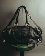 "Valerio Valeriani" 00's-10's Convertible leather Boston bag