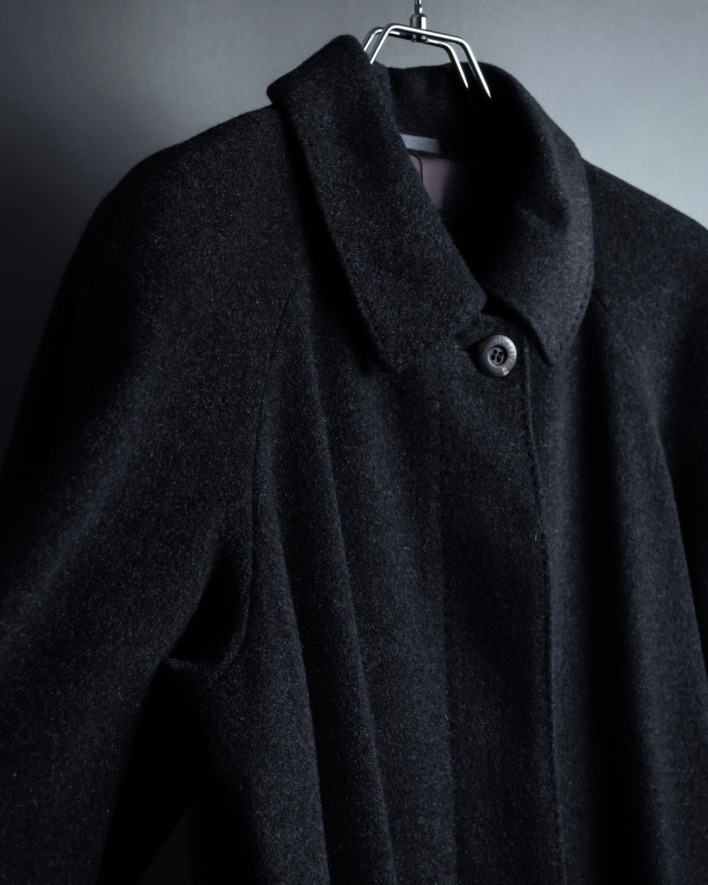 -SPECIAL- "BURBERRYS" 80's-90's Raglan line detail stand collar coat