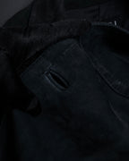 -SPECIAL- "GUCCI" 1998's-01's Tom Ford period beautiful faded suede long coat