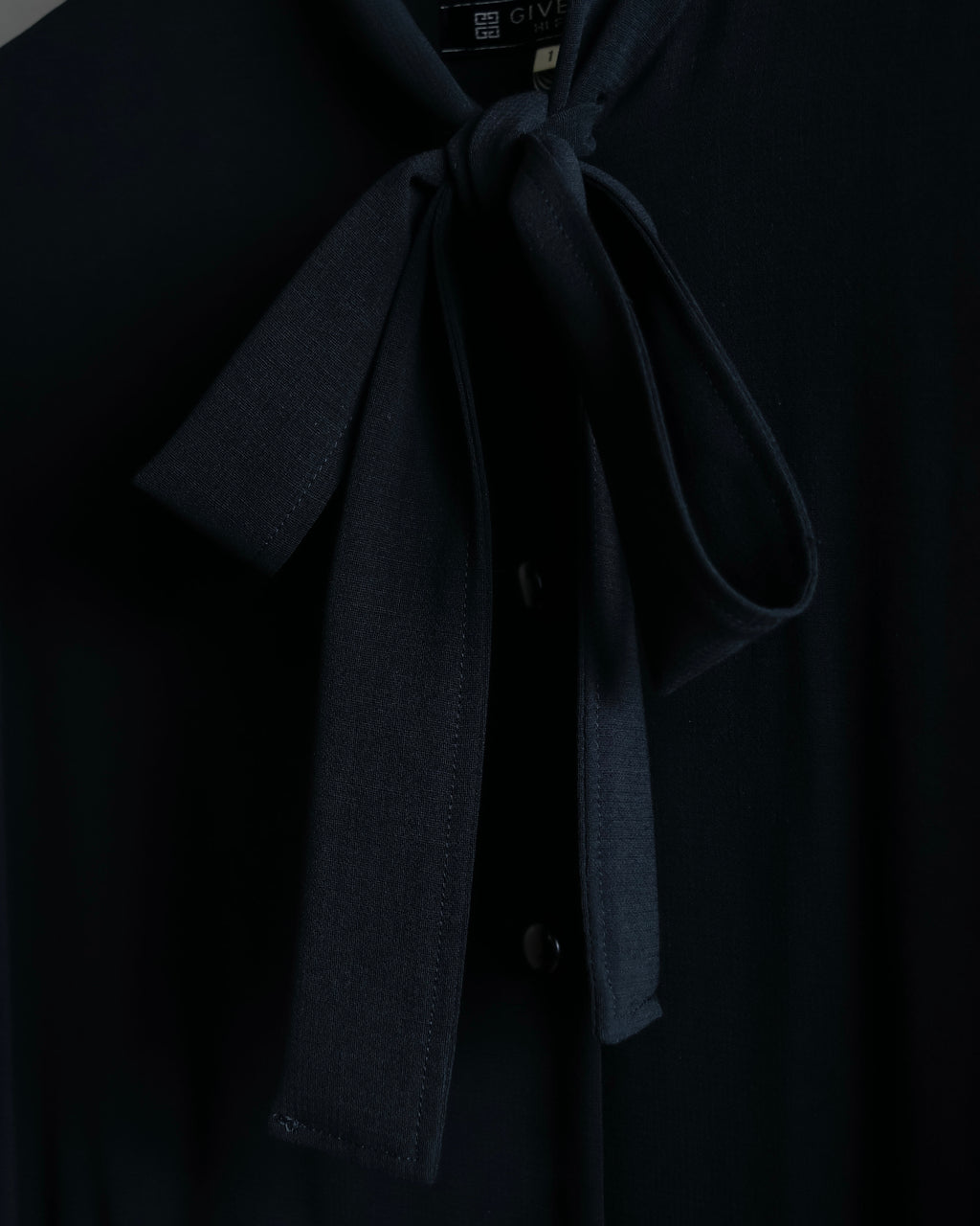 "GIVENCHY" Bowtie design pleated dress