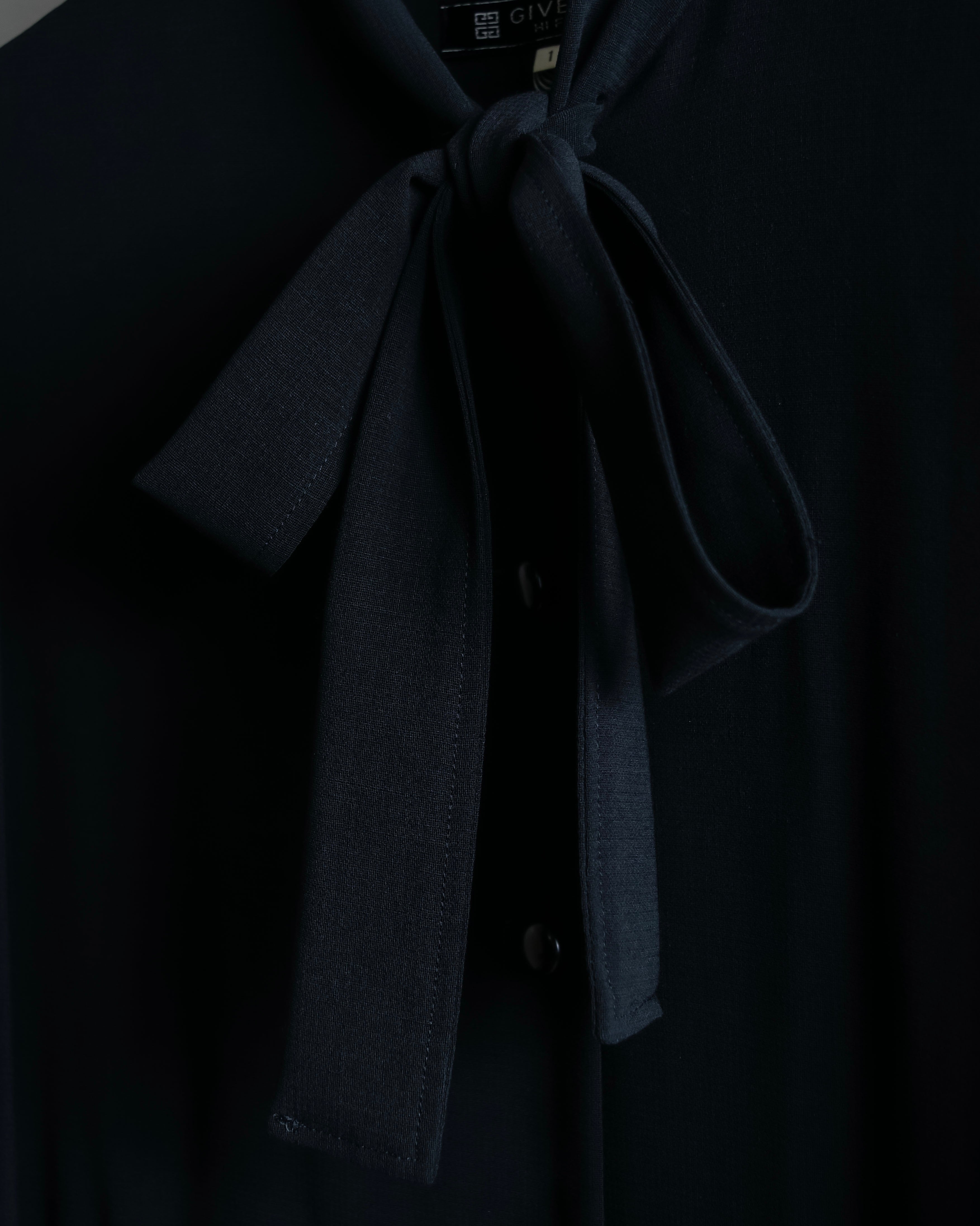 "GIVENCHY" Bowtie design pleated dress