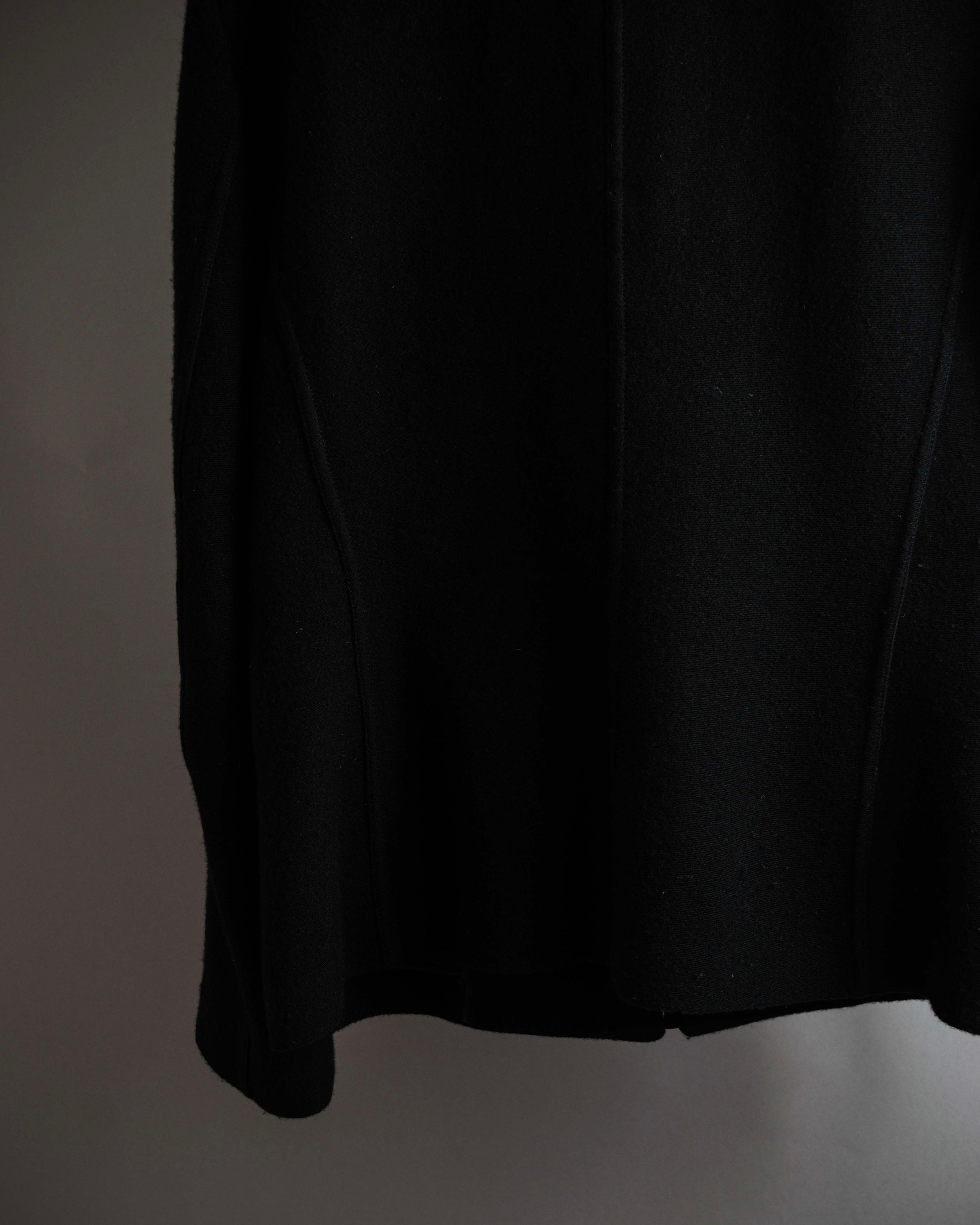 "GIORGIO ARMANI" Minimal design double zip-up jacket