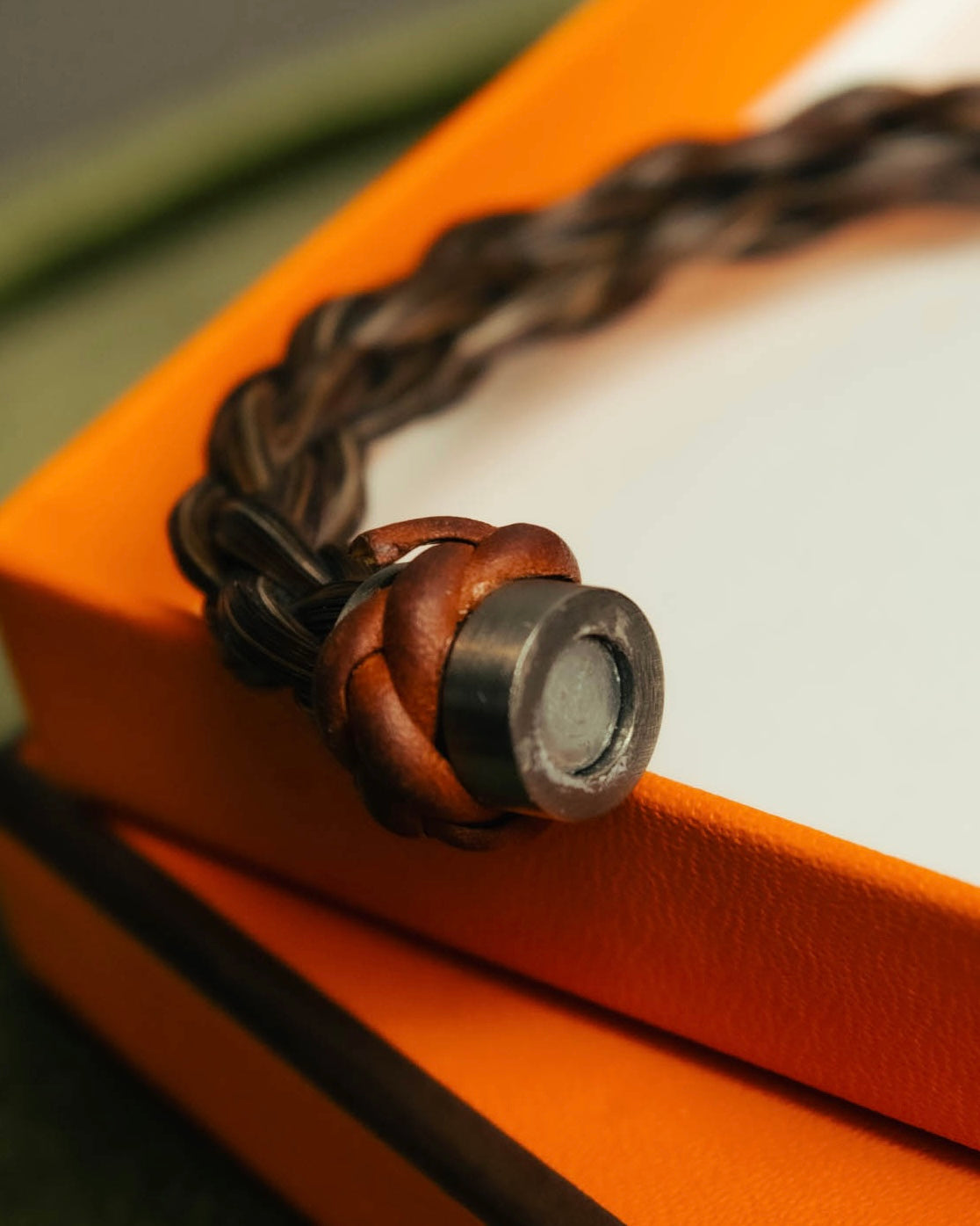 “HERMÈS” 00’s-10’s Crin de cheval horsehair bracelet