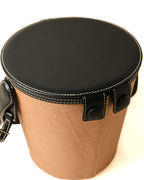 VASIC/ “COCO” Leather Bucket Bag Raffia