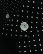 "CELINE" 2010's-2020's Polka dot viscose long sleeve shirt