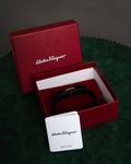 “Salvatore Ferragamo” 2010’s Vara ribbon leather bracelet