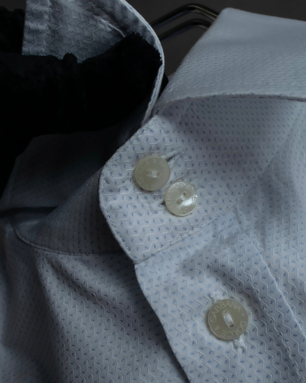 "Dolce & Gabbana" Geometric print slim fit shirt