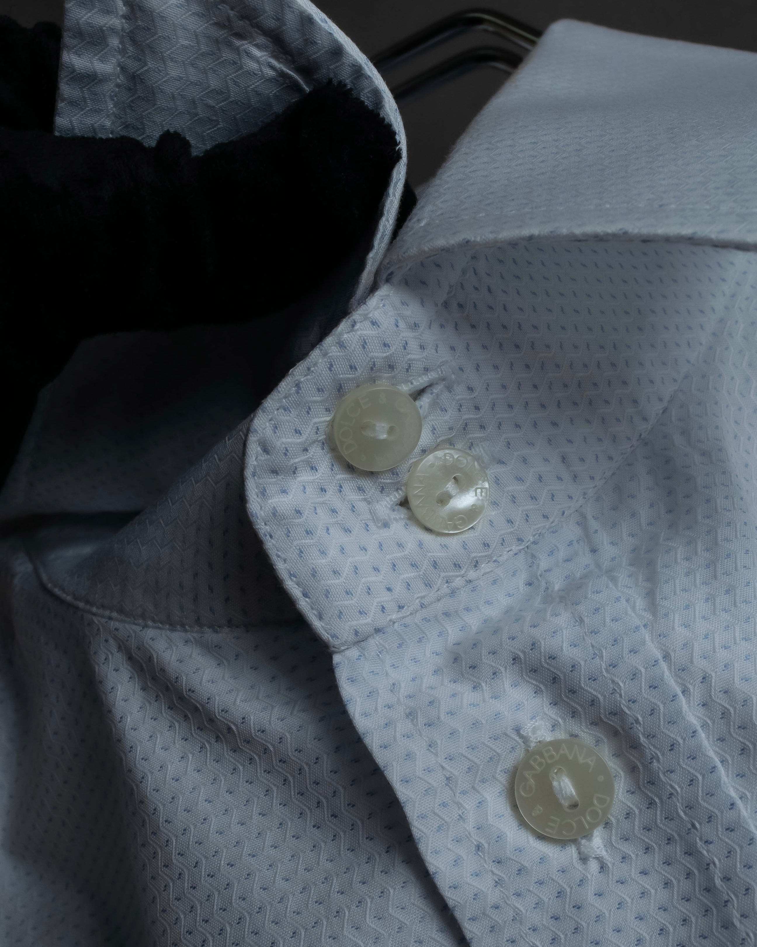 "Dolce & Gabbana" Geometric print slim fit shirt