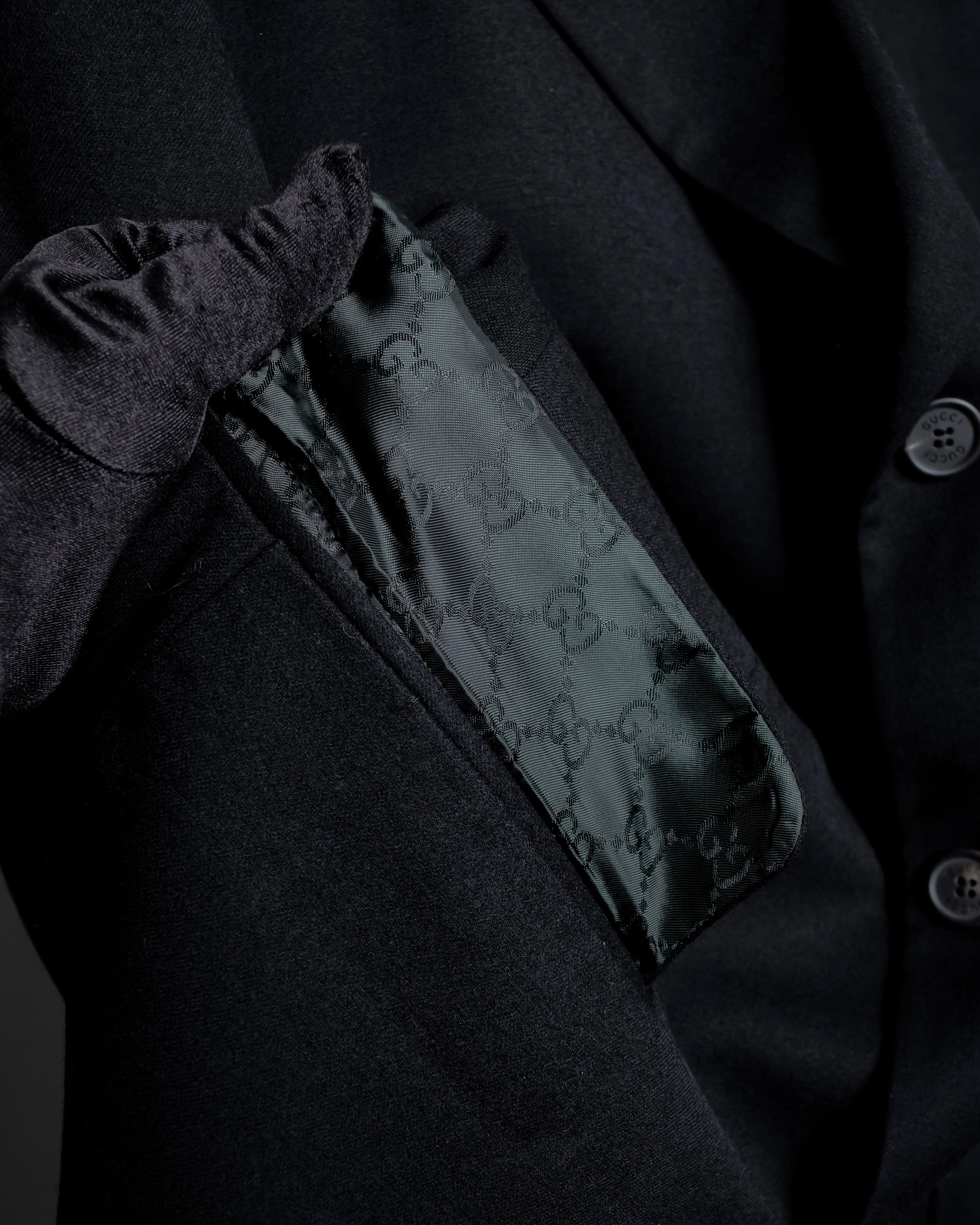 "GUCCI" 90's Tom Ford period classical tailored jacket