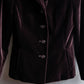 "BALENCIAGA" Velvet beautiful shaped tailored jacket