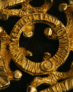 -SPECIAL- “Lucien Piccard” 70’s-80’s Gold tone cross pendant necklace