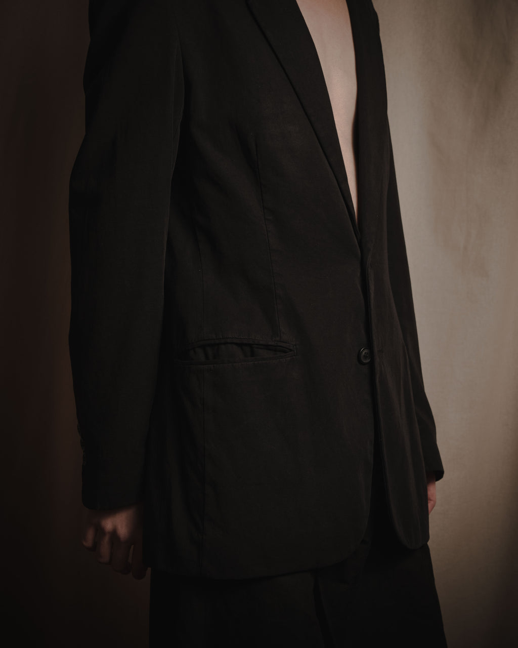 "Maison Martin Margiela" 2008AW garment-dyed tailored jacket