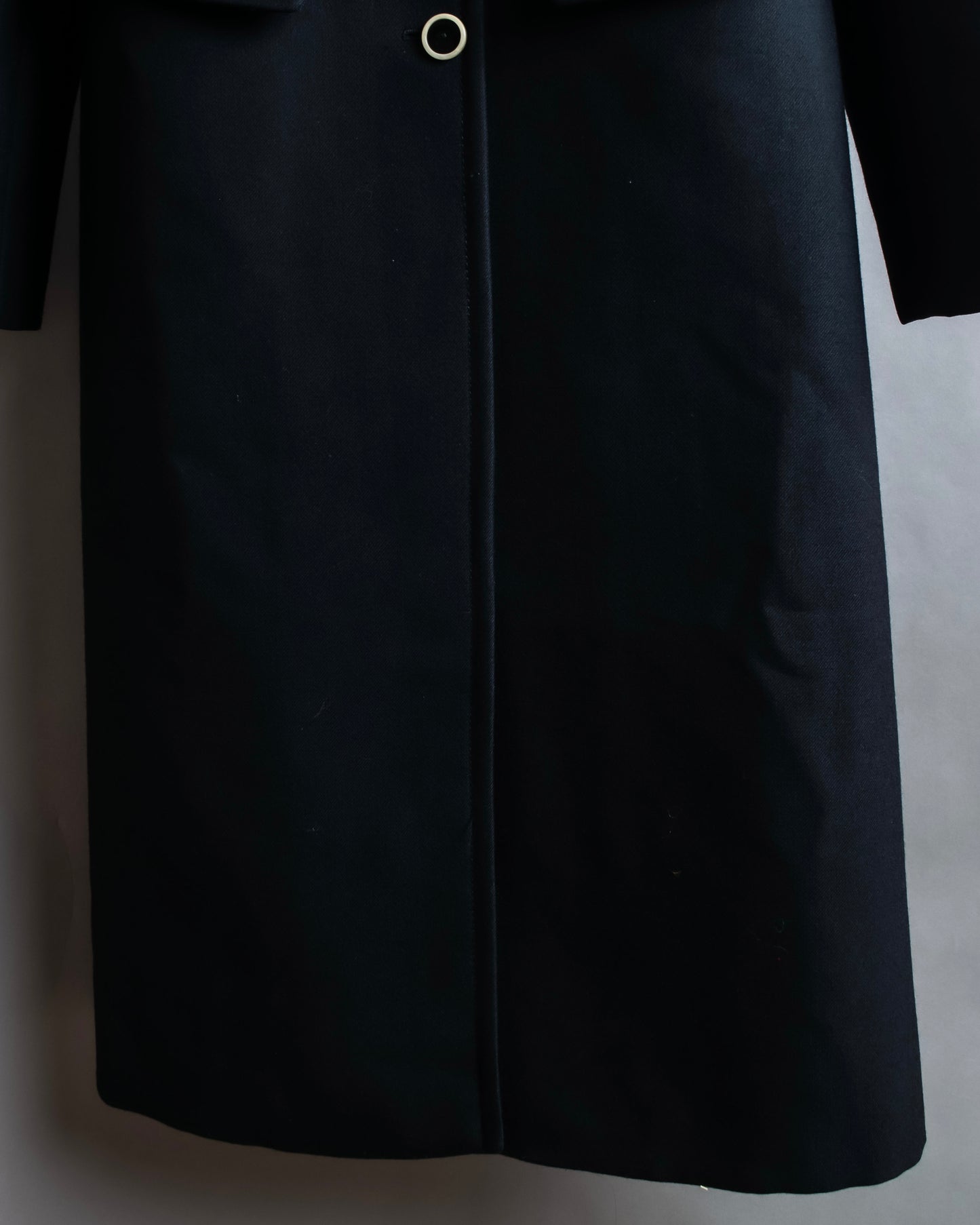 "ALBERTA FERRETTI" Large button shaped flare silhouette soutien collar coat