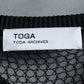 "TOGA ARCHIVES" String design mesh switching melange knit