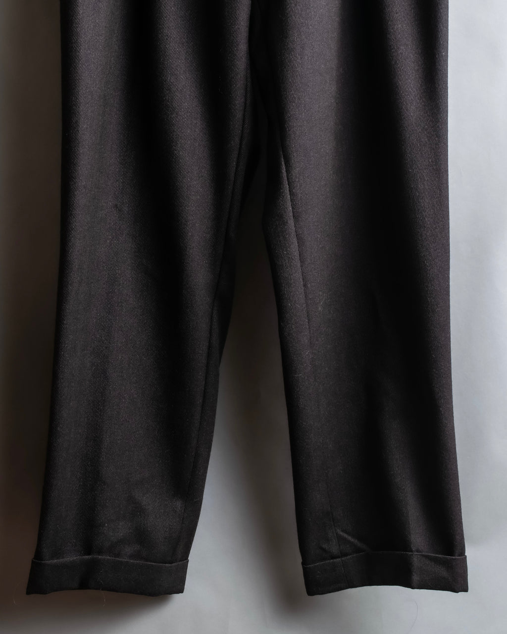 "Vintage wide tapered double-finished slacks"