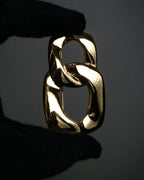 “Yves Saint Laurent” 80’s–90’s Sculptural chain motif brooch