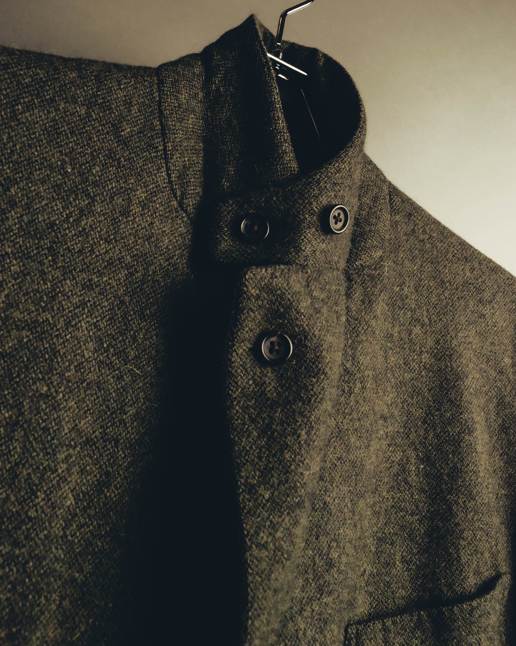 "BURBERRY LONDON" 00's-10's Classic wool tweed coat