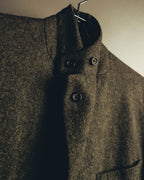 "BURBERRY LONDON" 00's-10's Classic wool tweed coat