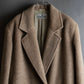 "FIODELLA RUBINO" Brushed beige double breasted chester coat