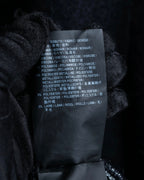 "Saint Laurent" Handsome face embroidery mohair blend oversized knit