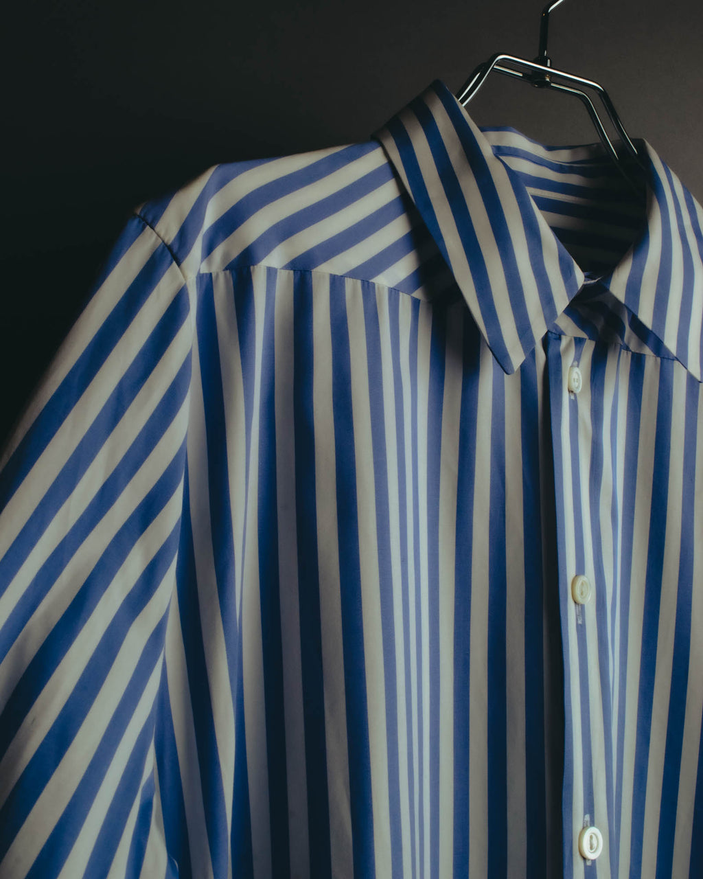 “JIL SANDER” 2018-2023 oversized striped cotton shirt dress