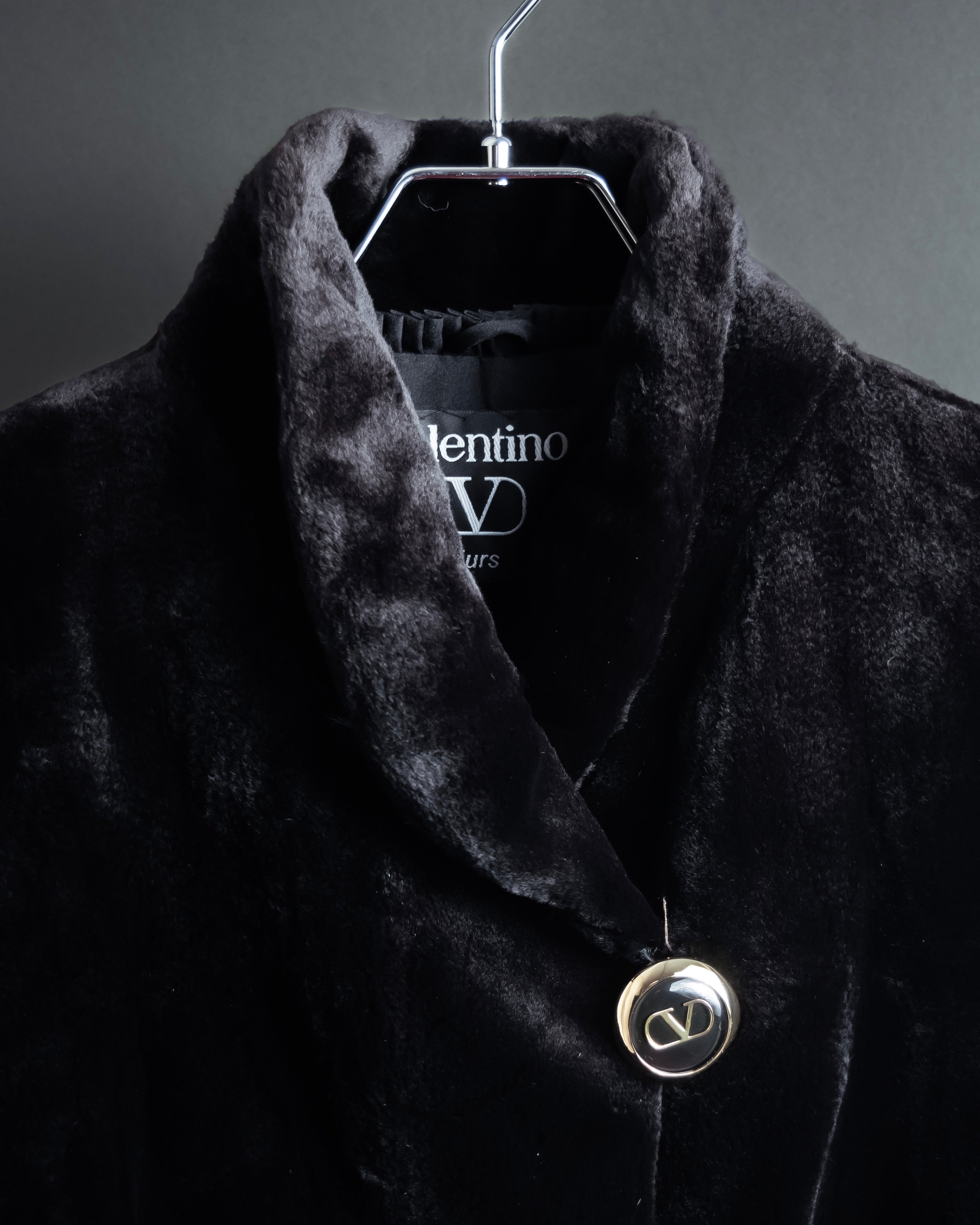 SPECIAL- “VALENTINO” 1988–1992 SAGA Mink Shawl Collar Coat – MOOD
