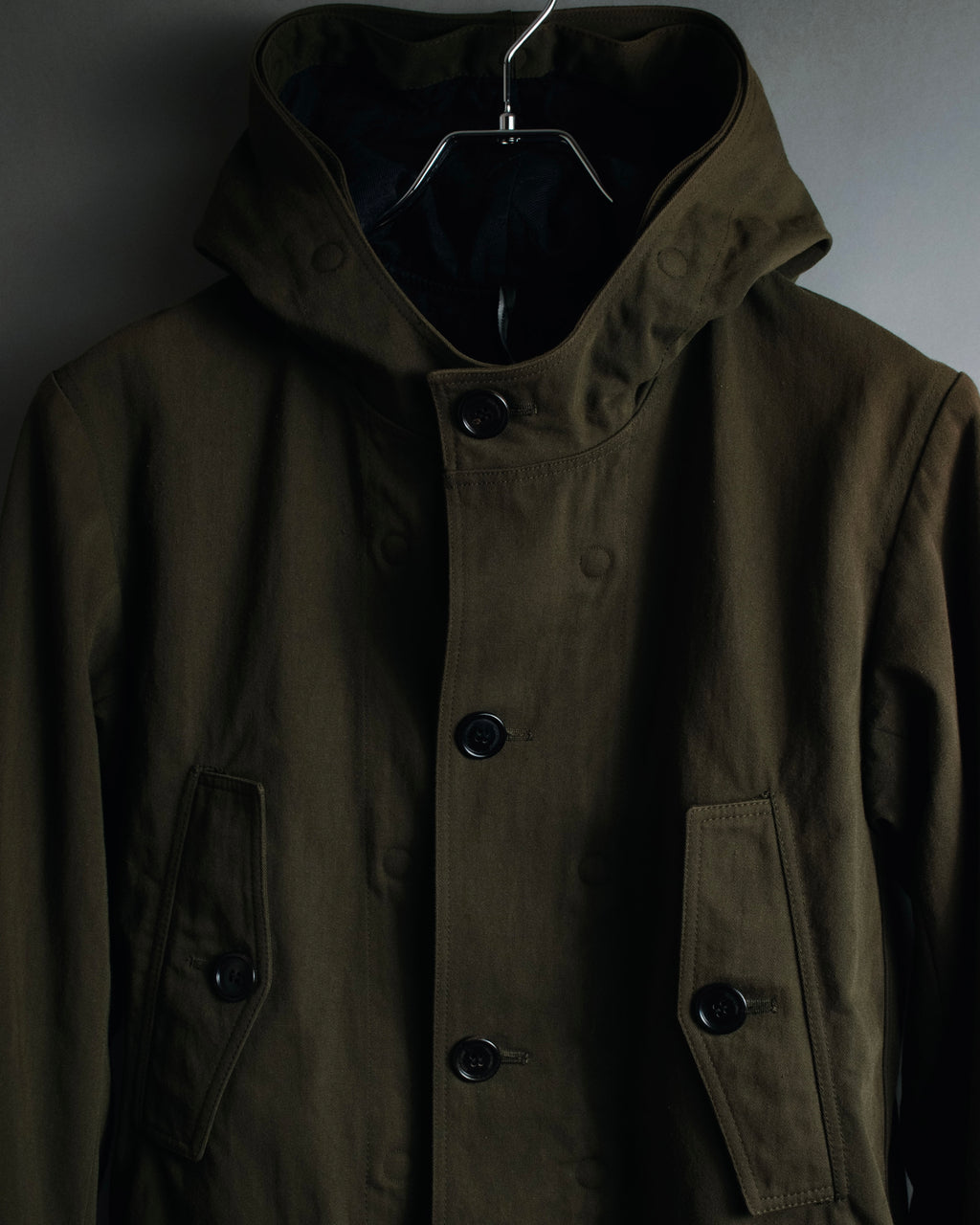 "Dior" 22AW Kim Jones design military detail hooded coat