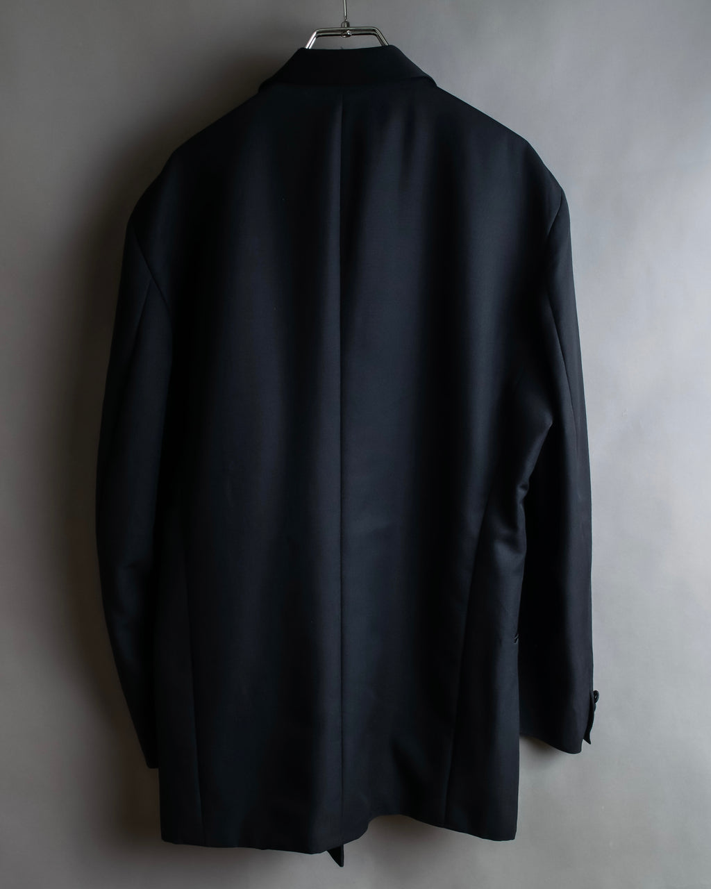 "Vintage shawl collar smoking jacket"