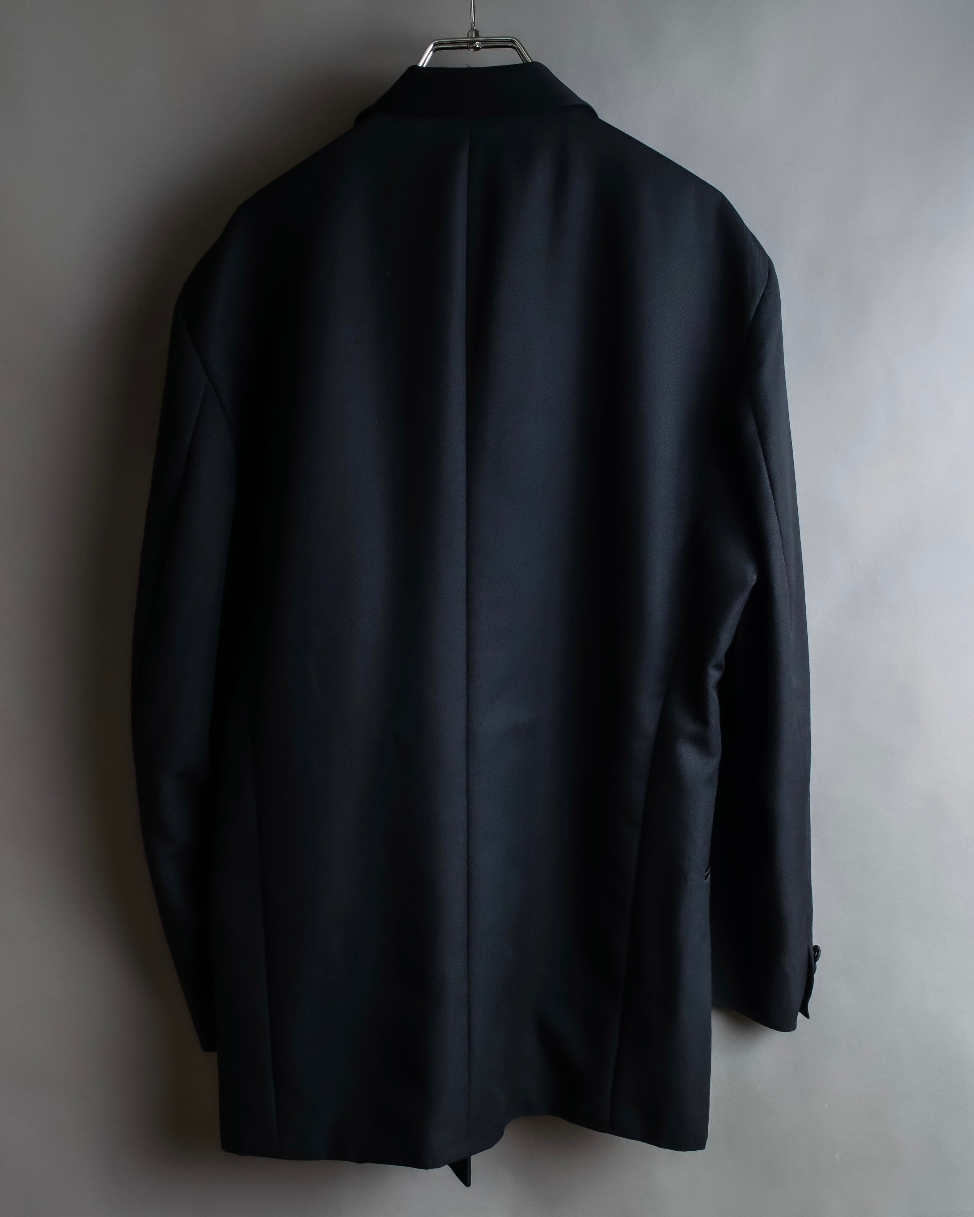 "Vintage shawl collar smoking jacket"