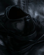 "PRADA" glossy leather formal shoes