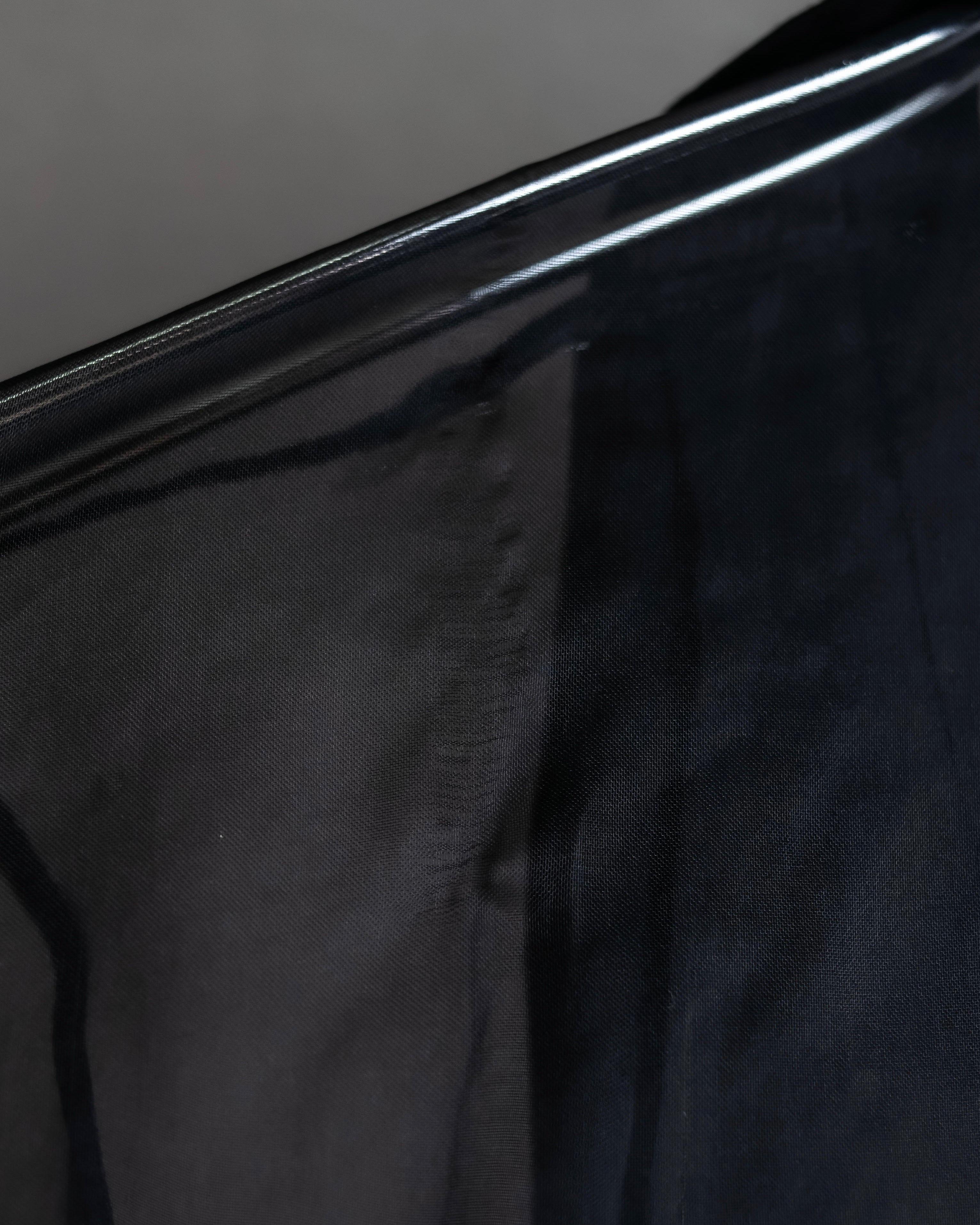 "CELINE" See-through layered design shirt & skirt set up