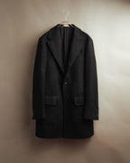 “MOSCHINO” 90’s-00’s wool cashmere tailored long coat