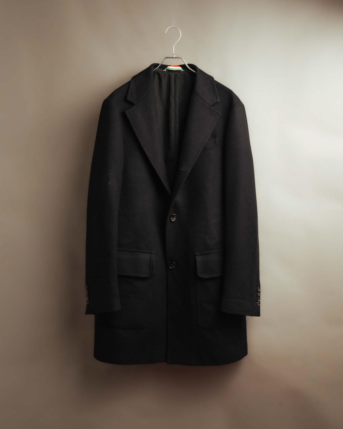“MOSCHINO” 90’s-00’s wool cashmere tailored long coat
