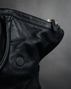 “Alexander McQueen” 2000’s Soft leather zip tote bag