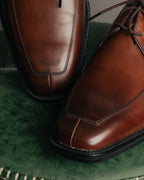 "BURBERRY LONDON" 00's-10's Sleek leather lace-up derby shoes
