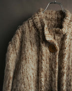 “Vintage” 80’s Shaggy textured long knit coat