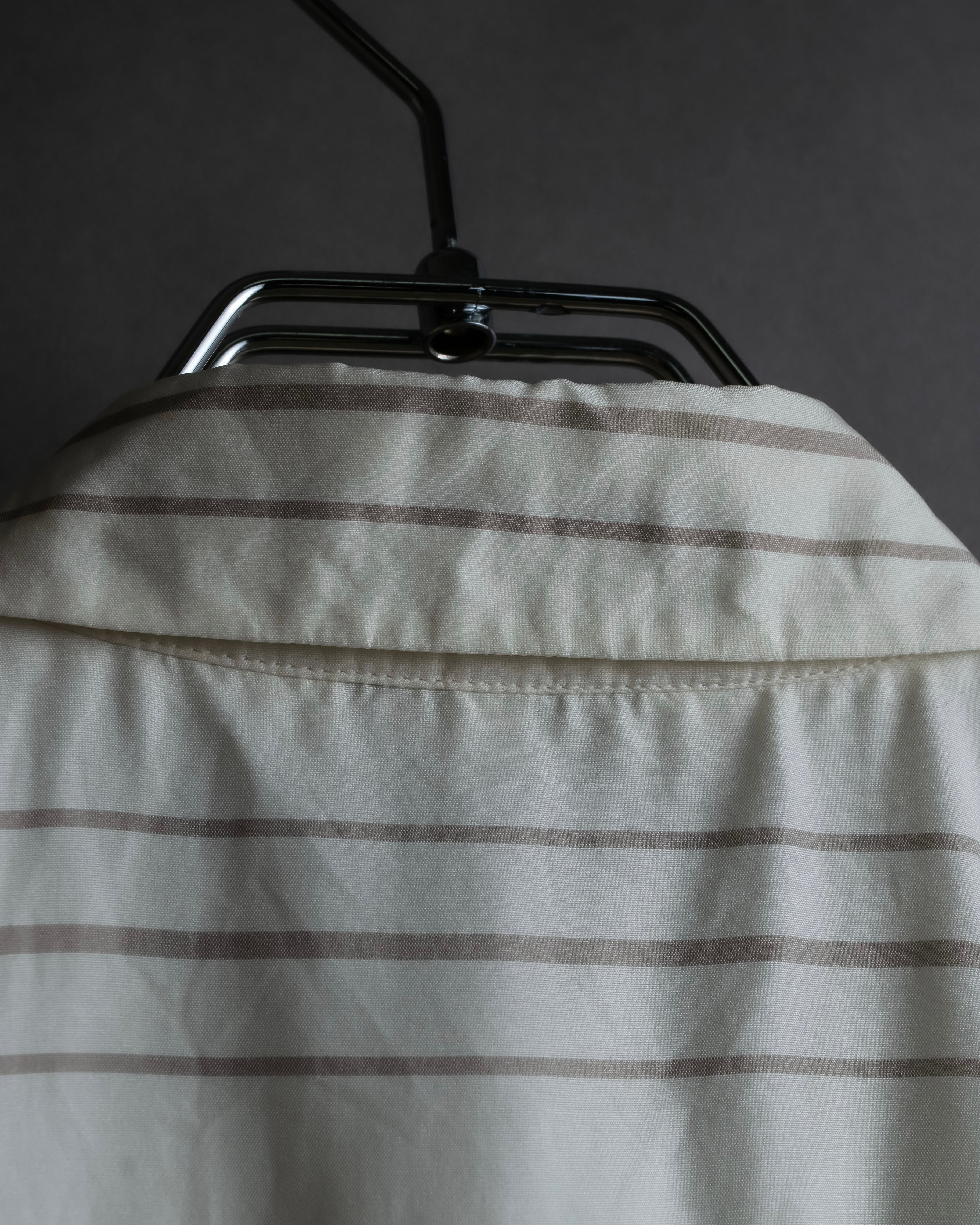 "Loro Piana" Multi-stripe pattern natural color shirt