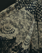 "Christian Dior" 80's-90's Elegant printed silk blouse