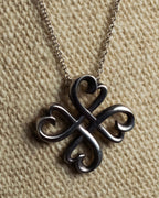 "Tiffany&Co" Clover motif silver 925 necklace