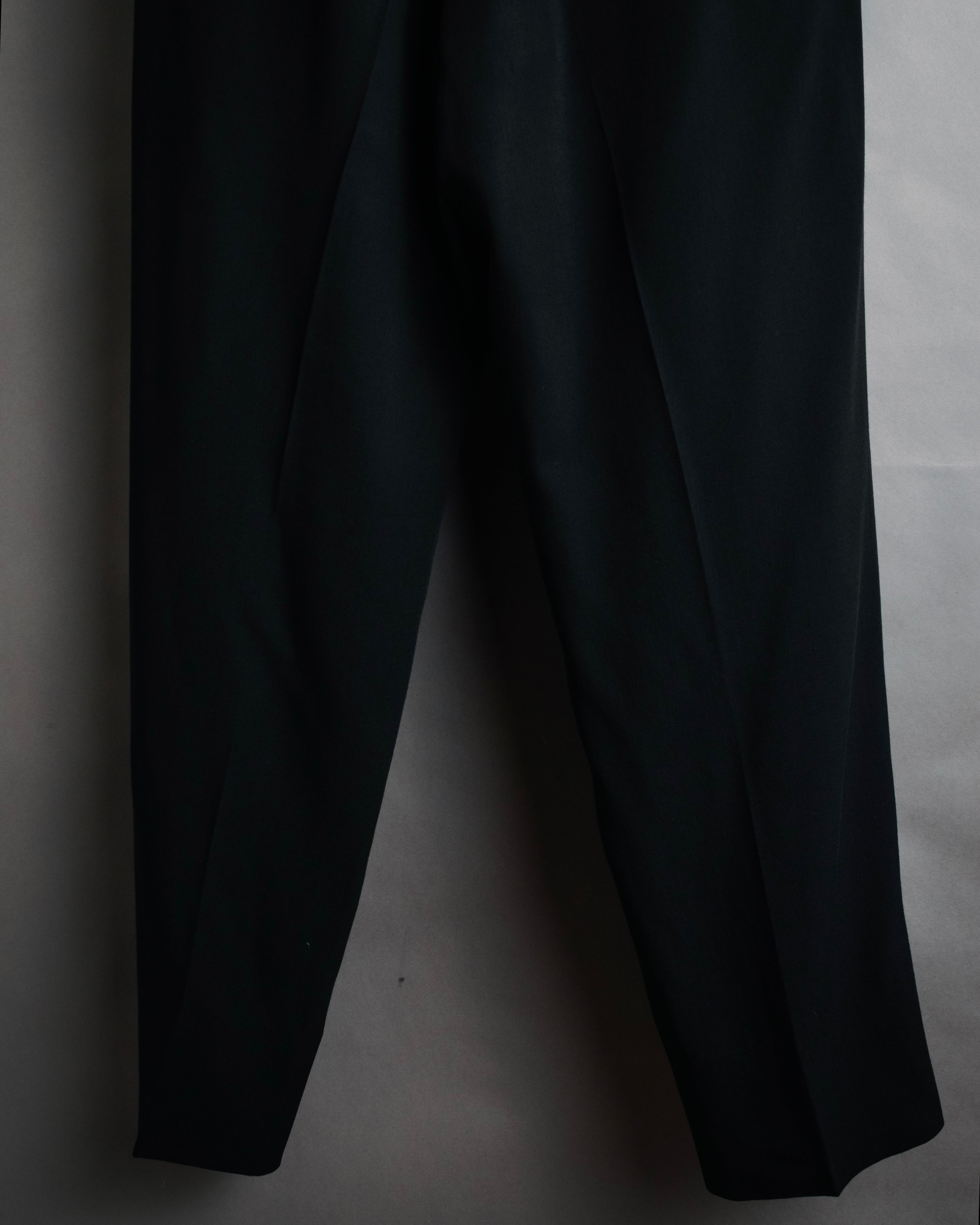 “GAULTIER objet HOMME” 90’s Two tuck wide trousers