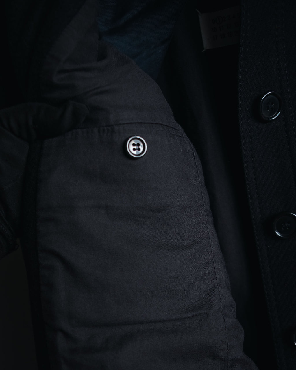 –SPECIAL– "Martin Margiela" 00’s rib knit collar wool cashmere jacket