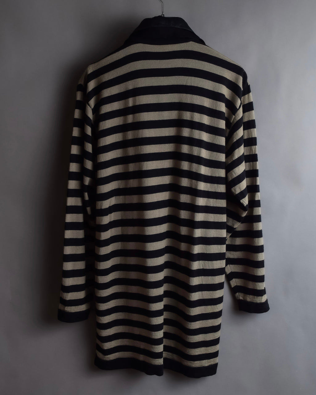 "GIANFRANCO FERRE" Striped contrast collar knit polo